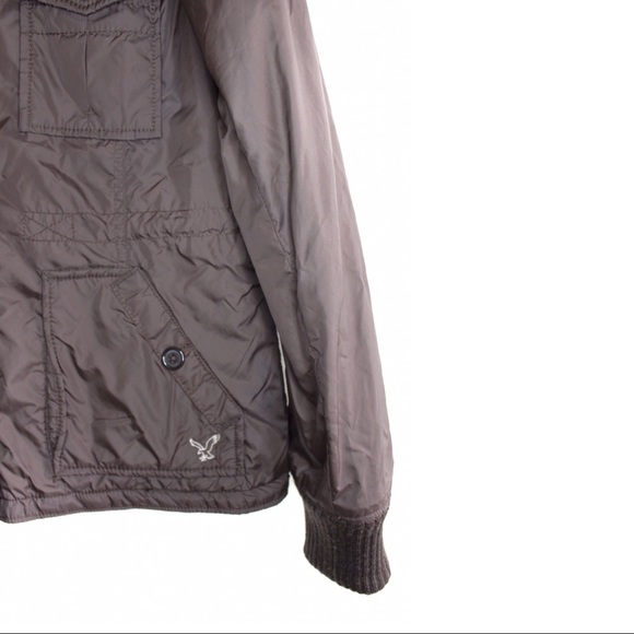 American Eagle Brown Military Style Jacket Medium - Picture 5 of 9
